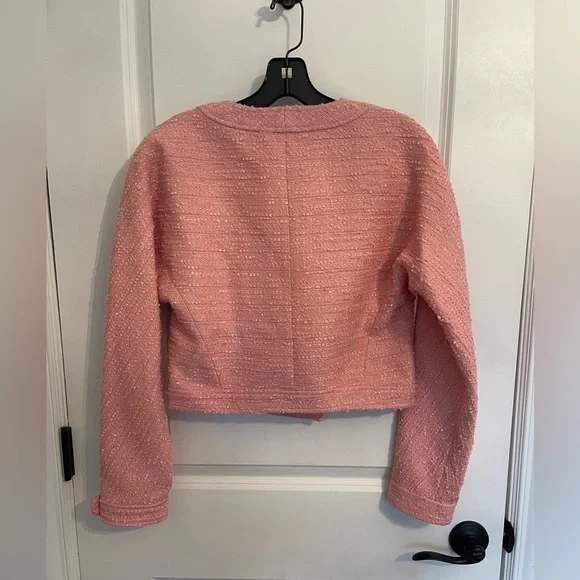 NWT LoveShackFancy Keiran Jacket, Peony, Small - Picture 6 of 14